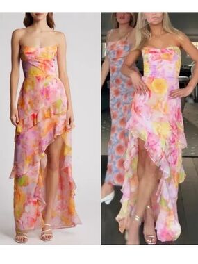 amanda uprichard ellie maxi dress Amanda Uprichard Ellie Maxi Dress in Lavender